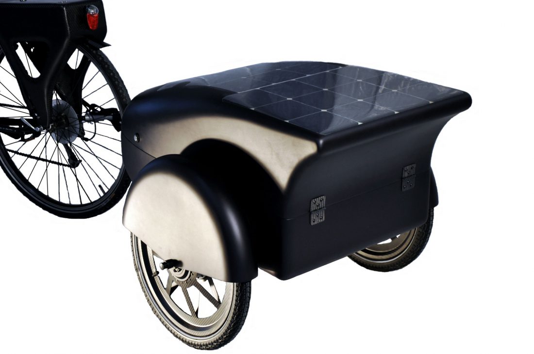 Carbon SolarFahrradanhänger „Typ ST“ CarbonWacker